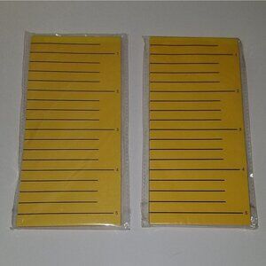 NEW 2 Horizon Yellow Lined Notepads Magnet 80 Sheets Lot 2012
